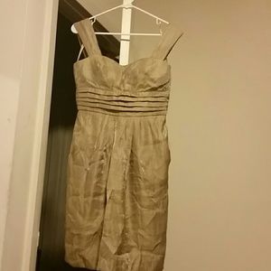 Gold with shimmer Jessica Howard dress